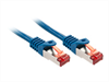 LINDY Basic Cat.6 S/FTP Cable, blue, 0,3m