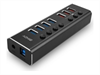 LINDY 4 Port USB 3.0 Hub, with 3 Quick Charge 3.0