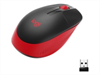 LOGITECH M190 Full-size wireless mouse - RED -