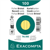 EXACOMPTA Karteikarten liniert A7