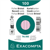 EXACOMPTA Karteikarten liniert A7