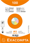 EXACOMPTA Karteikarten liniert A5