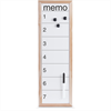 ZELLER Magnettafel Memo 20x60 cm
