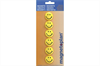 MAGNETOP. Smiley Magnete gelb-schwarz