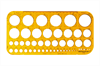 RUMOLD Kreisschablone 1-36mm