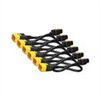 APC Power Cord Kit (6 ea), Locking C19 to C20 Cord