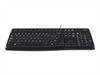 LOGITECH Corded Keyboard K120, black, USB, NSEA,