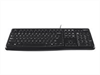 LOGITECH K120 Corded Keyboard black USB - EER