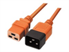 LINDY 3m IEC C19 to IEC C20 extension, orange