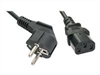 LINDY IEC-Mains lead 2m Schuko 2 Pin Plug to IEC
