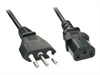 LINDY 0.7m IEC mains lead, italy Ital. mains plug