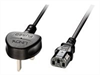 LINDY 5m IEC mains lead, UK
