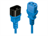 LINDY 1m IEC Extension Lead, Blue