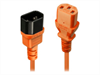 LINDY 2m IEC Extension Lead, Orange