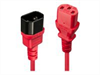LINDY 1m IEC Extension Lead, Red