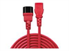 LINDY 2m IEC Extension Lead, Red