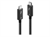 LINDY 1m, Thunderbolt 4, passive, cable