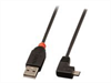 LINDY USB 2.0 Type A/Micro-B 90 0,5m Mini-B plug