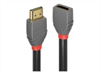 LINDY 0.5m HDMI extension cable, Anthra Line