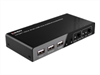 LINDY 2 Port HDMI 4K60, USB 2.0 & Audio