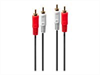 LINDY GOLD Audio Cable, Stereo, 2xRCA-2xRCA M-F,