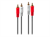LINDY GOLD Audio Cable, Stereo, 2xRCA-2xRCA M-M,