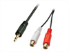 LINDY GOLD Audio Cable, Stereo, 3.5mm-3.5mm M-F,