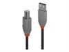 LINDY 10m USB 2.0 Type A to B Cable Anthra Line
