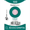EXACOMPTA Karteikarten liniert A8