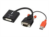 LINDY Video Adapter, VGA-DVI , black, DVI-D,