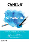 CANSON Graduate Aquarelle A3