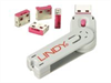 LINDY USB Port Locks 4xRED+Key. 4 locks +1 key,