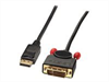 LINDY Video Cable, DP 1.1, DP-DVI M-M, 3m, black