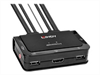 LINDY 2 Port HDMI 2.0 18G USB 2.0 Cable KVM Switch