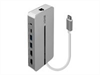 LINDY USB 3.2, Type C, Mini Dock, 2x HDMI 4K