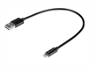 SANDBERG USB>Lightning MFI 0.2m Black