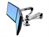 ERGOTRON desk mount, LX dual, adjustable 33cm, 27