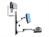 ERGOTRON wall mount, LX, LCD, Keyboard, CPU,