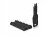 LINDY RJ45 Port Locks, Black, 10x + 1 Key