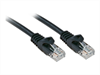 LINDY Basic Cat.6 U/UTP Cable, black, 0,5m