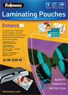 FELLOWES Laminierfolien Enhance 80g A3