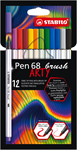 STABILO Fasermaler Pen 68 Brush Arty