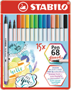 STABILO Fasermaler Pen 68 Brush