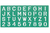 LINEX Schriftschablone 30mm