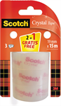 SCOTCH Klebeband Crystal 19mmx15m