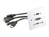 LINDY Wall plate VGA/HDMI/USB/3.5mm Stereo 86x86mm