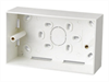 LINDY Surface wall box double UK 147x86x47 white