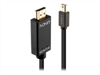 LINDY Video Cable, MiniDP-HDMI M-M, 2m, black,