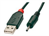 LINDY Adptor Cable USB A male - DC 2.5/0.7mm male
