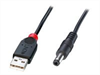 LINDY Adptor Cable USB A male - DC 5.5/2.1 mm male